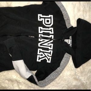 PINK zip up hoodie